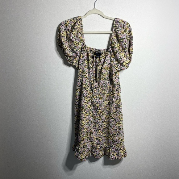 REVOLVE Sanctuary Fresh Breeze Square Neck Floral Puff Sleeve Mini Dress - Picture 13 of 13